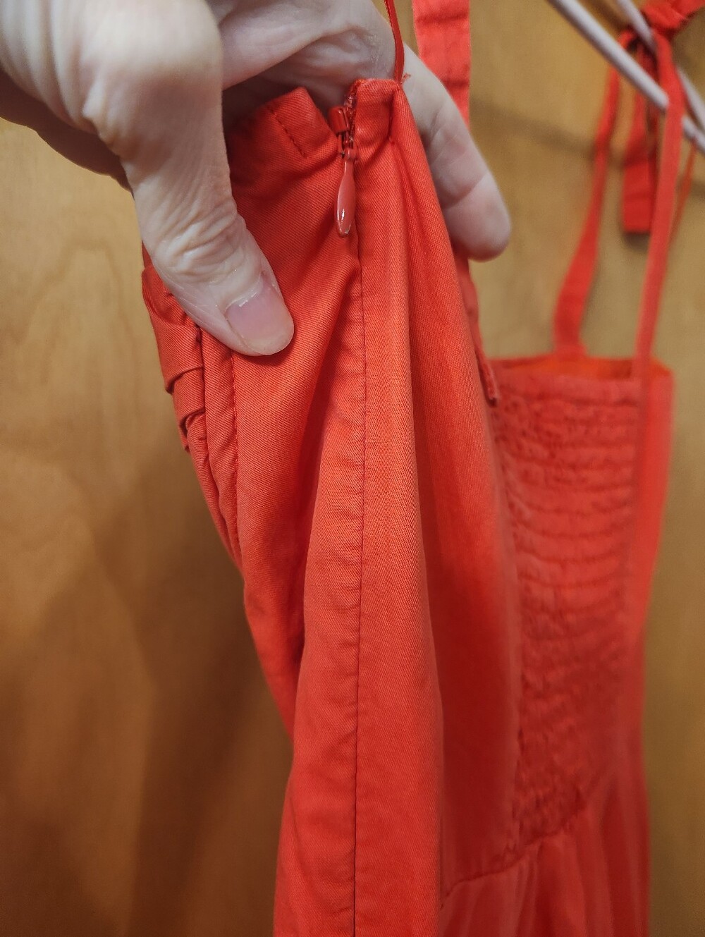 Vici Dress Forum Red Tie-Shoulder Bustier Dress Size Small - Picture 5 of 6